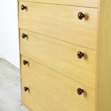 Commode haute en teck « Avalon » du milieu du siècle. Style vintage moderne.