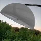 Chrome arc floor lamp