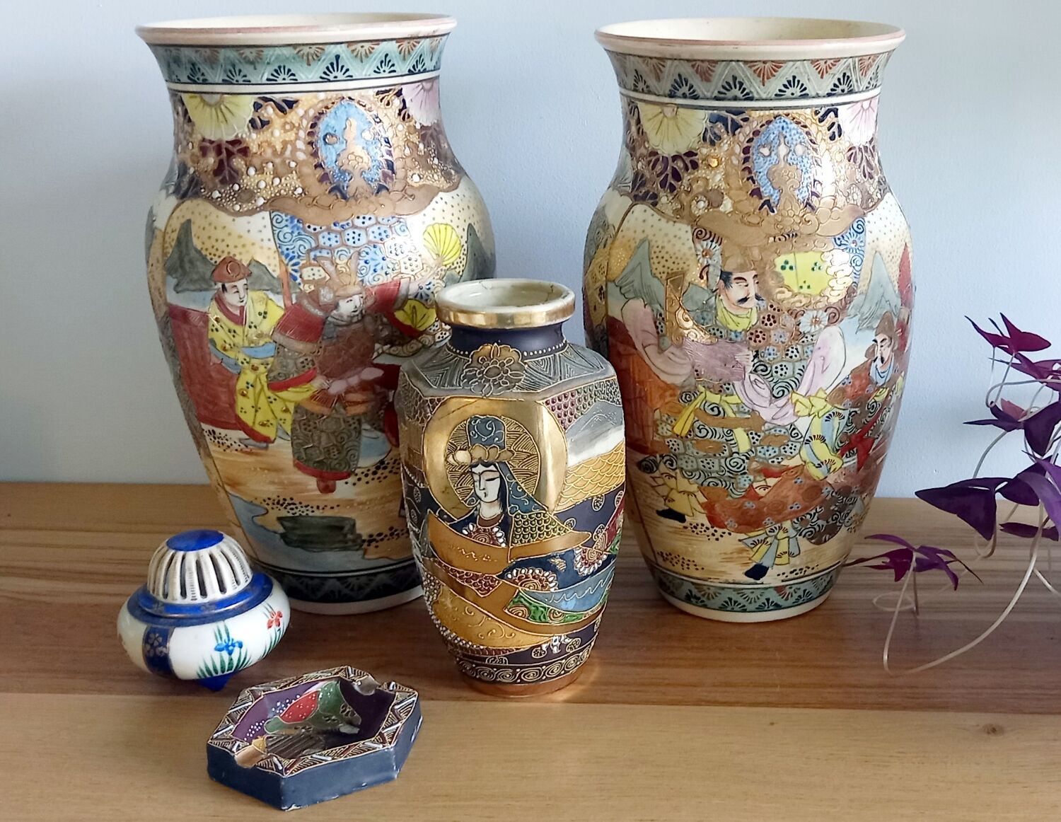 Lot vases chinois / japonnais