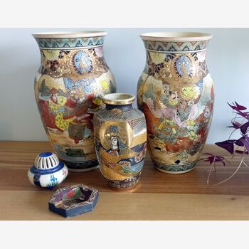Lot of Chinese/Japanese vases