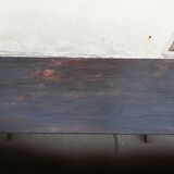 Wooden bench color wege