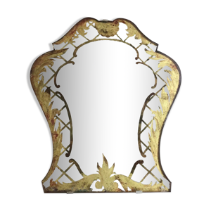 miroir mural piqué décor