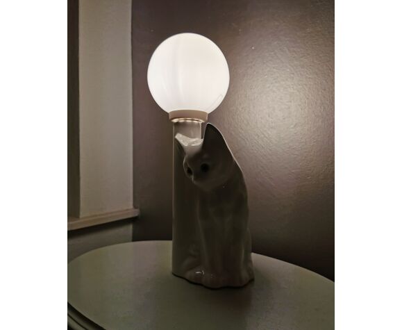 Lampe Chat En Ceramique Vintage Des Annees 80 Selency Lampe Chat En Ceramique Vintage Des Annees 80 Selency