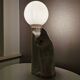 Vintage ceramic cat lamp from the eighties