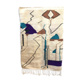 Moroccan Berber carpet Beni Ouarain with colorful patterns 2.32x1,66m