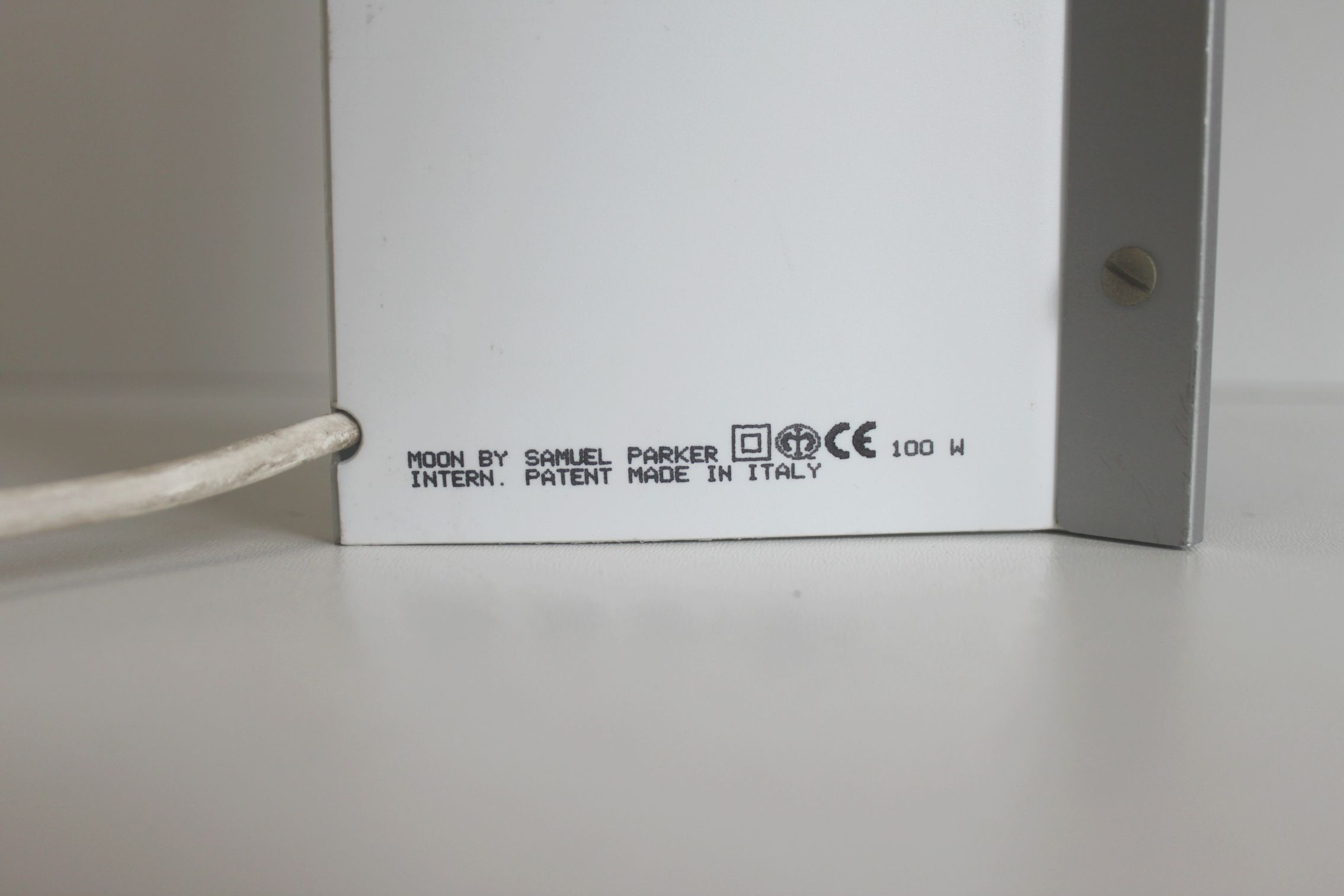 Moon lamp by Samuel Parker for Slamp, Italy, 80's.