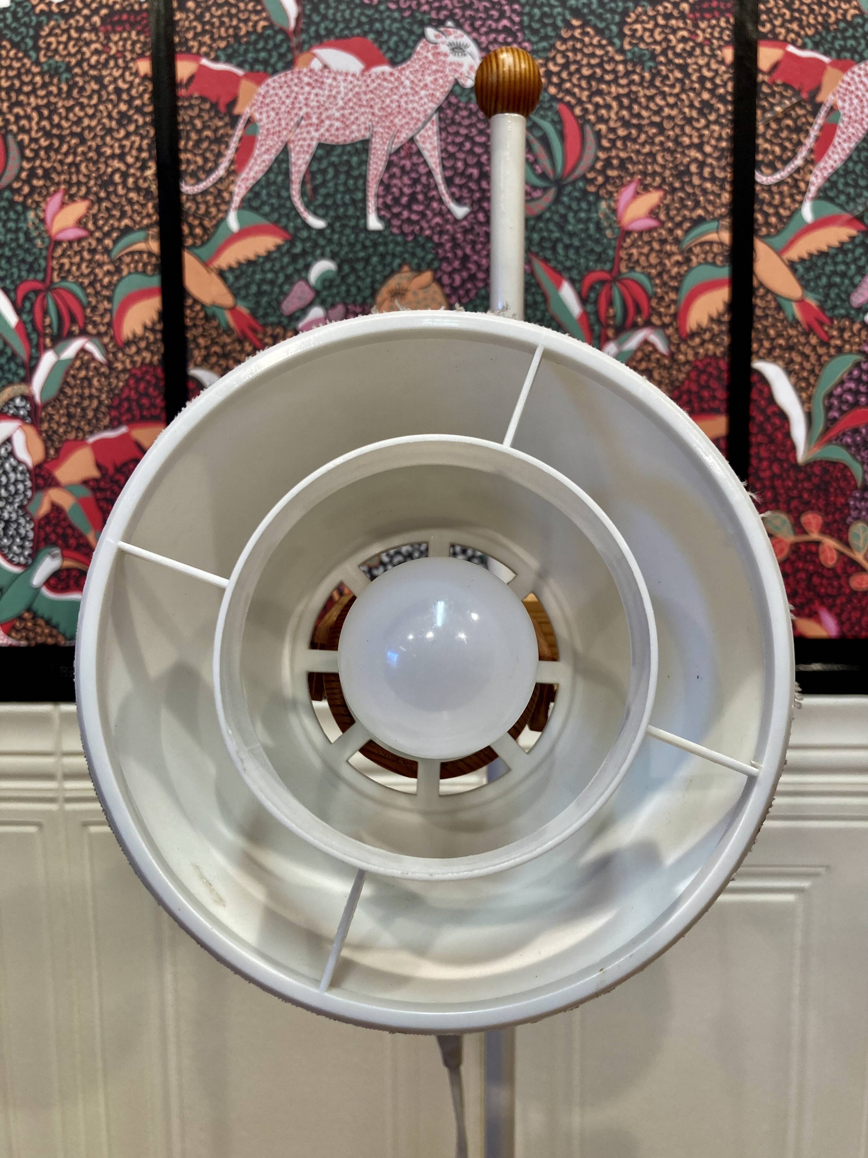 Modular Scandinavian design floor lamp.