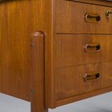 Small Mid-Century Danish Teak Desk, 1970s