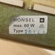 Ceramic wall lamp by Honsel, 1970s, Fat Lava glaze