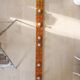 Series of 8 ceramic wall lamps 70s