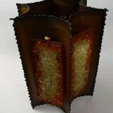 Brutalist design lamp in ceramic and metal - Accolay