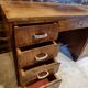 Glass tray desk