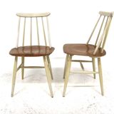 Set de 2 chaises scandinave "Fanett" par Ilmari Tapiovaara, Suède, 1960