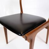 Set Of 6 Dining Room Chairs Model U20 Made In Teak By Johannes Andersen From 1960s