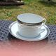 Large breakfast cup Design 1996 Ultra Platinum-silver