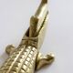 XL crocodile-shaped nutcracker, brass, 60s/70s