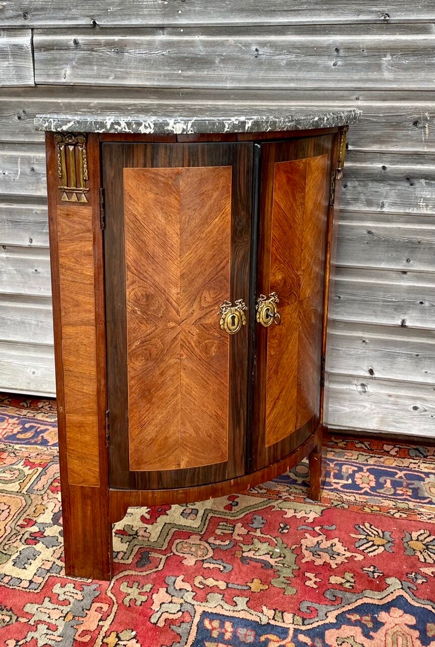 Pair of notches in marquetry style Louis XVI XIX century