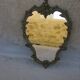 Miroir mural en bronze 44x32cm