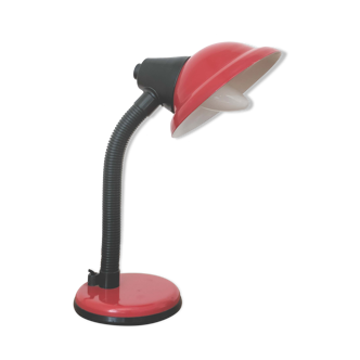 Red desk lamp