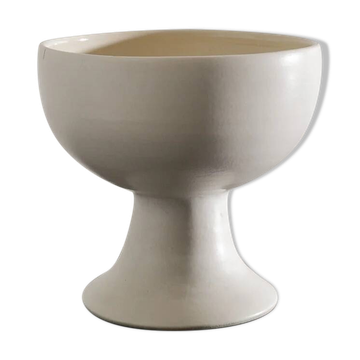Vase bol vintage en céramique française du milieu du siècle, années 1950