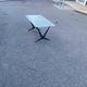 Table bas en verre 