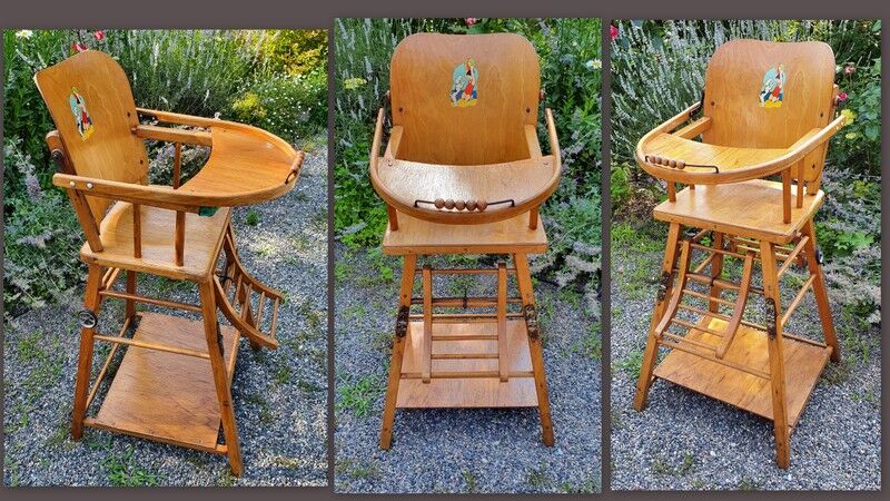 High chair child Baumann 50s