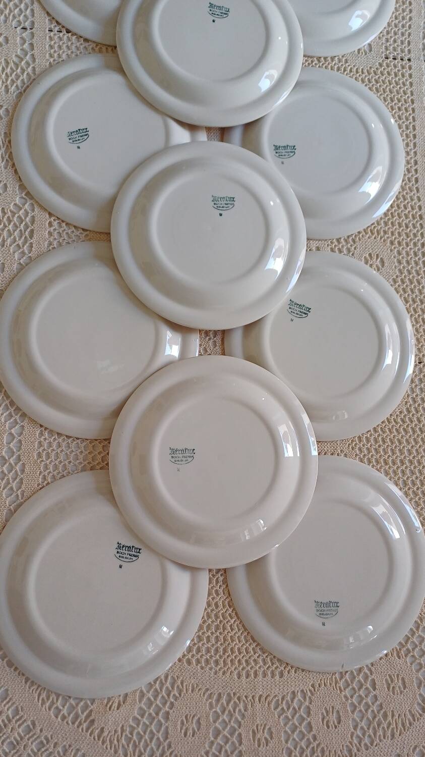 Boch dessert plate set
