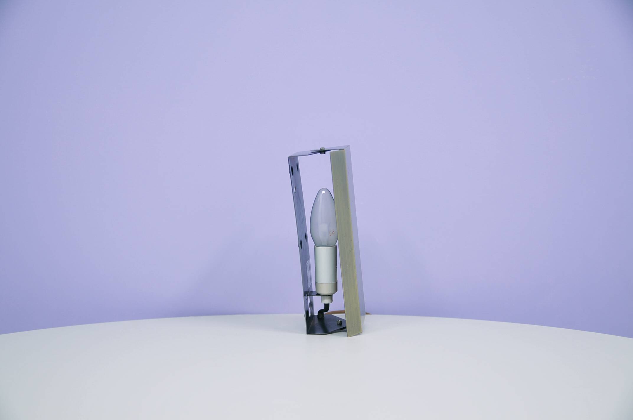 vintage brushed gold wall lamp by Massive