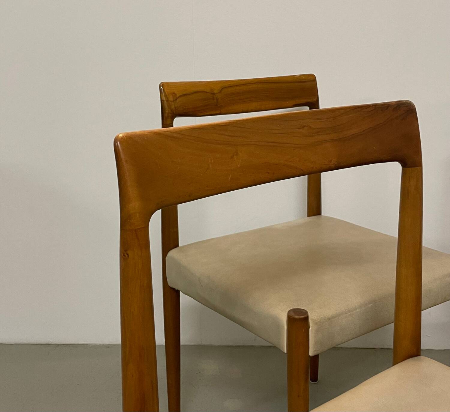 4 x vintage chairs by Lübke 1960s