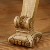 Dutch lacquered and gilded table with marble top