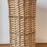 Vintage rattan umbrella stand