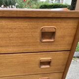 Scandinavian teak sideboard Rudolf Bernd Glatzel for Fristho 1960.