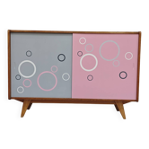 Buffet U 452 rose et gris par Jiri Jiroutek pour Intérier Praha