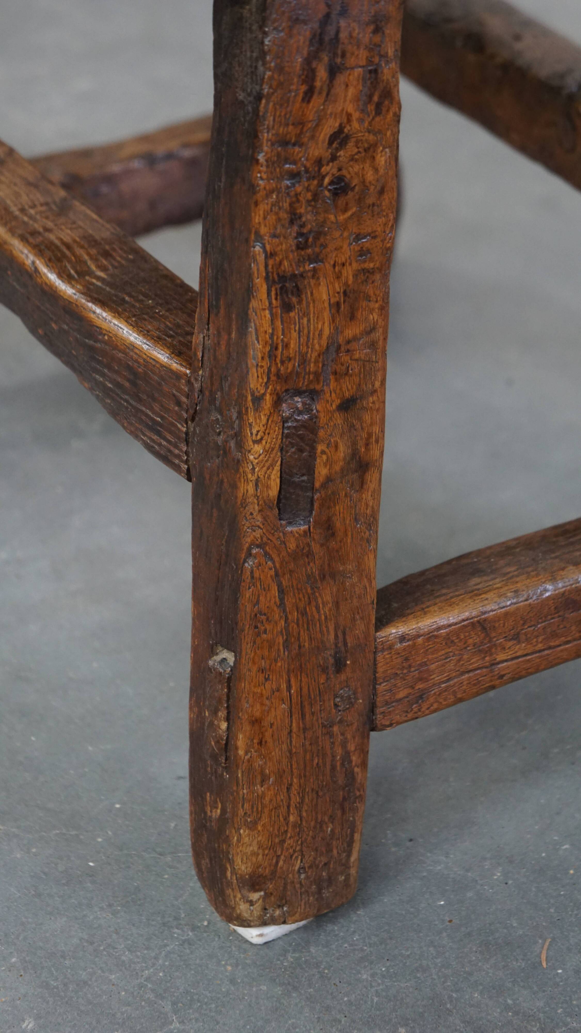 Unique Antique Spanish Side Table / Stool from the 16th Century