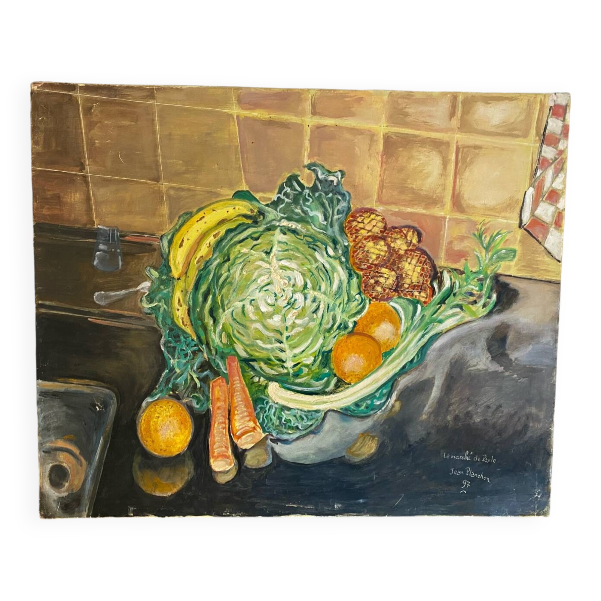 Still life signed Jean Planchon from 1997