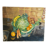 Still life signed Jean Planchon from 1997