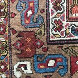 Tapis ancien persan kurde couloir fait main 120x388 cm