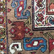 Old persian rug kurdish hallway  120 x 388 cm