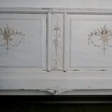 Head of bed two places old and patina