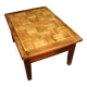 Coffee Table with Old Parquet Top