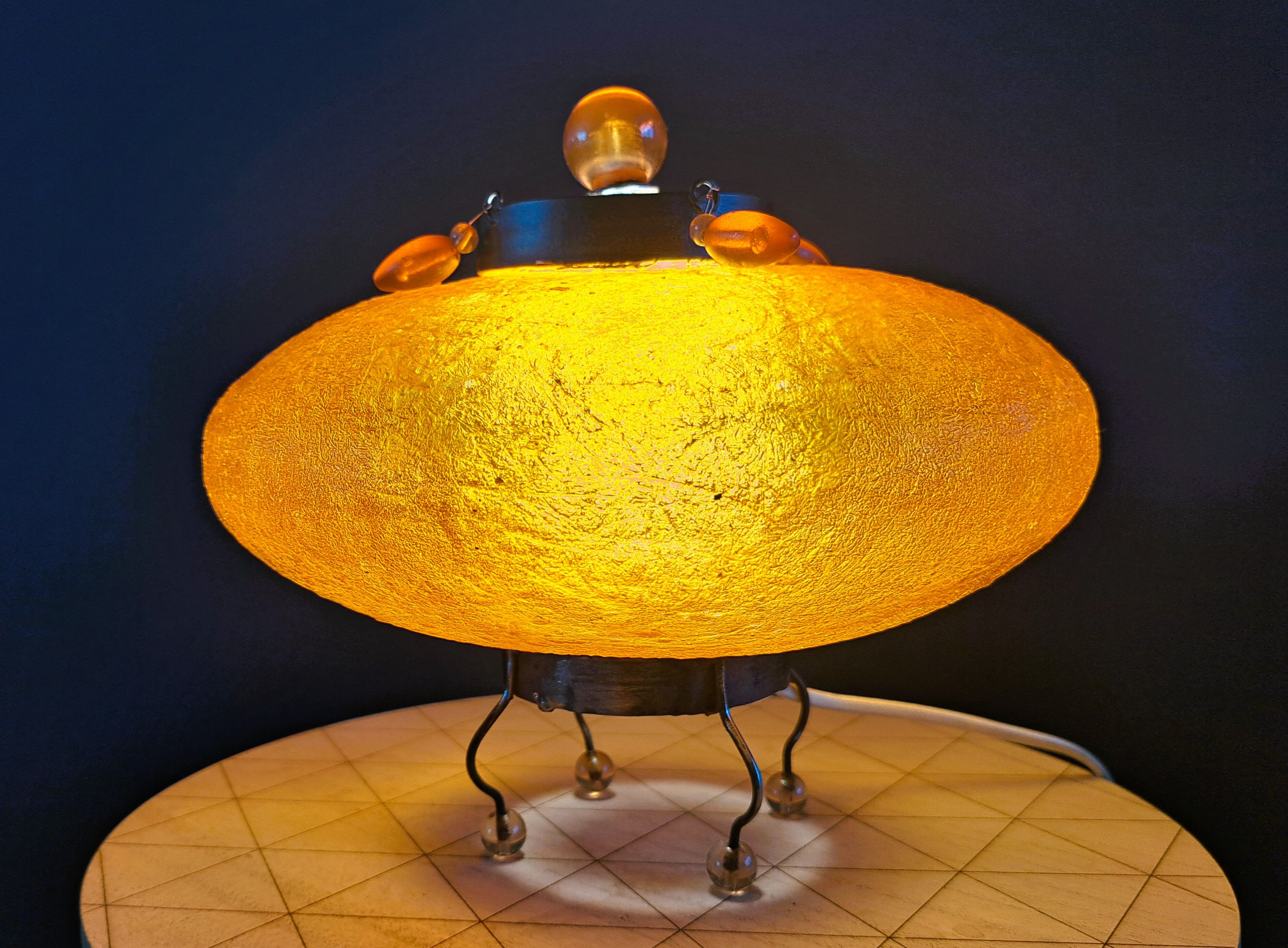 Vintage ufo space age lamp