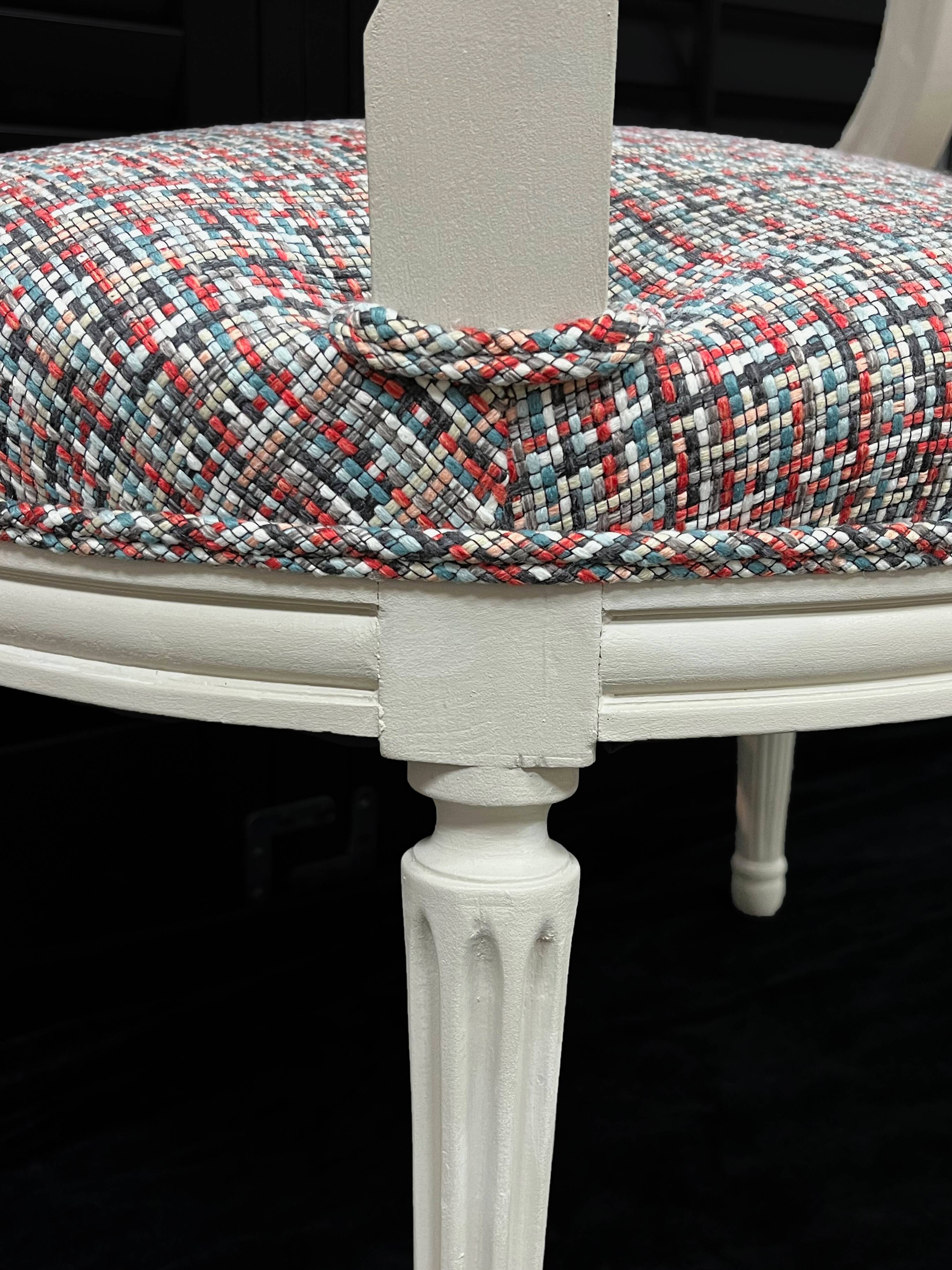 Pair of LOUIS XVI style armchairs completely restored