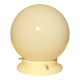 Applique ou plafonnier globe en opaline vintage