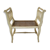 Old caned Louis XV style seat