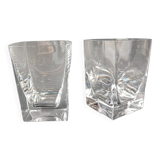 2 Sèvres crystal whisky glasses, KEOS model