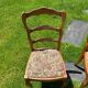 Set of two padded chairs NF France