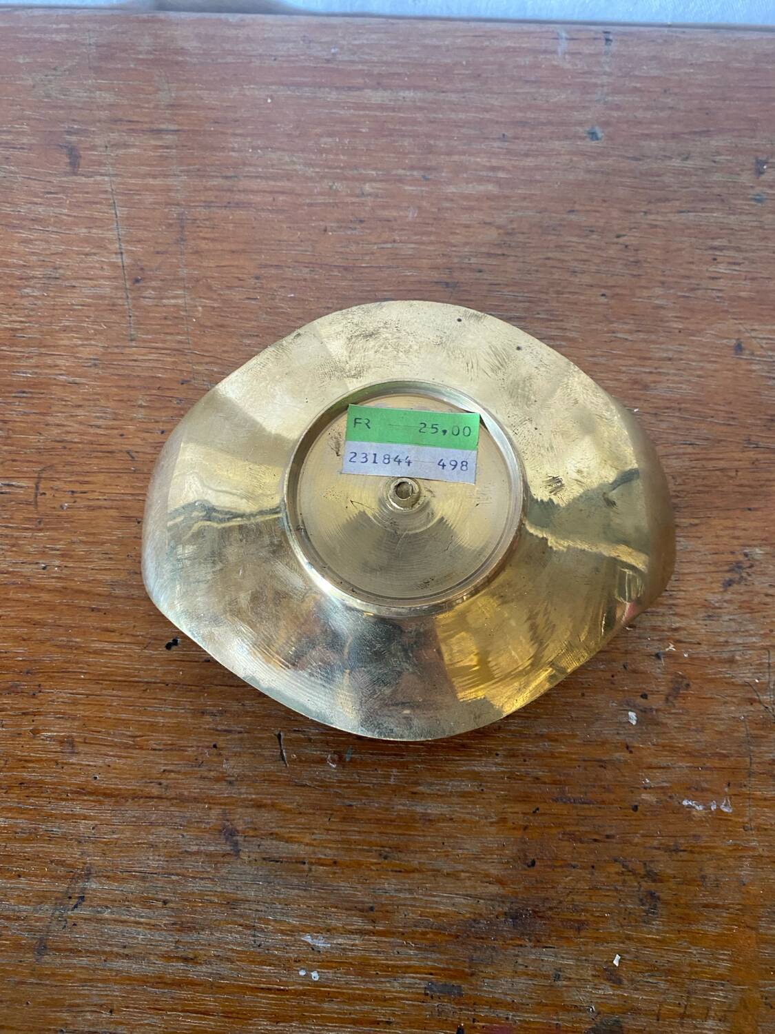 Antique Vintage Brass Candle Holder