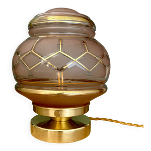 Lampe à poser globe - art