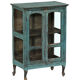 Blue glass buffet