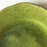 Set  of plates of glazed Earth Biot to gadroons